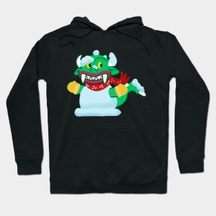 Hodag in Snowman Hoodie